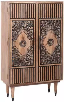 Marrakesch Orient & Mediterran Interior Adamina Highboard Massivholz 150cm (zen-dk-25102)