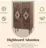 Marrakesch Orient & Mediterran Interior Adamina Highboard Massivholz 150cm (zen-dk-25102)