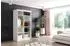 ALTDECOR Grace Schwebetürenschrank mit Spiegel, weiß, 120x216x61cm (800000647326)