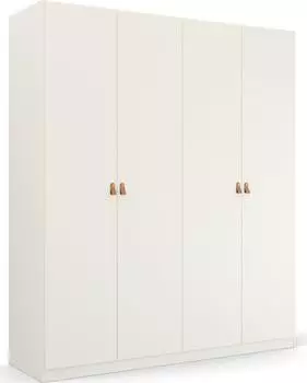 Rauch Quadra Spin Dreht&uuml;renschrank alpinwei&szlig;, 181x210x54cm, Holzwerkstoff (HOMEY BY QUADRA SPIN)