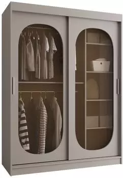 Mirjan24 Bahrajn 150 Schwebet&uuml;renschrank mit Schubladen, Kaschmir (Bahrajn 150)