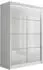 ALTDECOR PEKA3 Schiebetürenschrank Lacobel LED-Beleuchtung 120x215x61cm Weiß (800000636280)