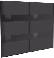 Wimex Schwebet&uuml;renschrank "Altona" mit Glaselementen und zus&auml;tzlichen...
