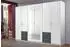 Wimex Freiburg Drehtürenschrank 270cm, weiß/anthrazit (890063-0)