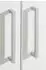 Wimex Freiburg Drehtürenschrank 270cm, weiß/anthrazit (890063-0)