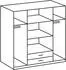 Wimex Duisburg Drehtürenschrank graphitfarben Stahloptik 180cm (31135021-0)