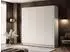 Lookway Aurel 4D Kleiderschrank beige, Holzwerkstoff, 2 Schubladen, 200x200x57cm (800000889526)