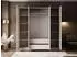 Lookway Aurel 4D Kleiderschrank beige, Holzwerkstoff, 2 Schubladen, 200x200x57cm (800000889526)