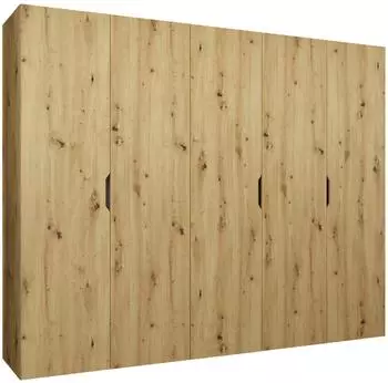 Mirjan24 Malaga 250 Drehtürenschrank 5 Türen, Artisan Eiche, 250x52x202cm
