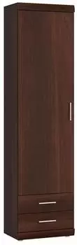 Feldmann-Wohnen Imperial Stauraumschrank Nussbaum 50x37,5x195cm