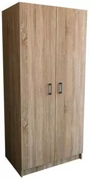 Masseno Pinello Dreht&uuml;renschrank 2-t&uuml;rig, Sonoma Eiche, 81x177x52cm (PINO 2 OAK SONOMA)