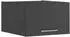 Laundreezy Aufsatzschrank anthrazit matt, 60x38x68cm, Softclose, Holzwerkstoff (PRIMUS)