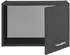 Laundreezy Aufsatzschrank anthrazit matt, 60x38x68cm, Softclose, Holzwerkstoff (PRIMUS)