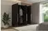 ALTDECOR PERE Drehtürenschrank schwarz, 150x200x51cm (800001554816)