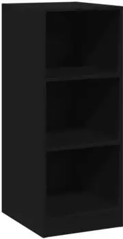 vidaXL Kleiderschrank Holzwerkstoff schwarz 48x41x102cm (840829)