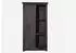 Massivmoebel24 Railway #216 Kleiderschrank Mangoholz massiv, grau lackiert, 100x60x190cm (09-330-772-1015)