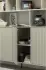 Woood New Gravure Aufsatzschrank, Kiefernholz, hellgrau, 200x65x30cm (98901731-0)