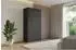 ALTDECOR GELE Kleiderschrank schwarz, 102x200x51cm (800001593105)