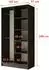 ALTDECOR GELE Kleiderschrank schwarz, 102x200x51cm (800001593105)
