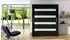 Mirjan24 Westa IV Schwebetürenschrank schwarz, 150x200x58cm