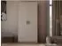 Beautysofa Elena 2D Drehtürenschrank 2-türig, sandbeige, 90x190x53cm