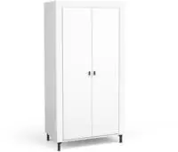 DREHT&Uuml;RENSCHRANK Monta mit 2 T&uuml;ren, Wei&szlig;