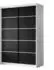 Lookway Camaro Plus Kleiderschrank Schiebetüren weiß/schwarz, 150x215x59cm (800001753005)