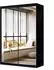 Lookway Camaro III Schiebeschrank mit Spiegel 150cm, schwarz (800001751496)