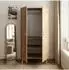 Lookway Harmony Kleiderschrank 2-türig, Craft Gold Eiche (800001751247)