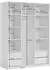Masseno TAVI Schwebetürenschrank 150x205x60cm 3-türig mit Spiegel, graphit (800001059164)