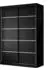 Lookway Camaro Plus Kleiderschrank Schiebetüren 150cm, schwarz (800001753013)