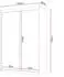 Lookway Camaro Plus Kleiderschrank Schiebetüren 150cm, schwarz (800001753013)
