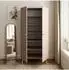 Lookway Harmony Kleiderschrank 2-türig, Holzwerkstoff, macchiato (800001751434)