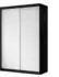 Lookway Camaro Plus Schiebetürenschrank 150cm, schwarz/weiß (800001753008)