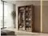 Beautysofa HELA Schiebetürenschrank mit Spiegel, Eiche Artisan/schwarz, 100x205x60cm
