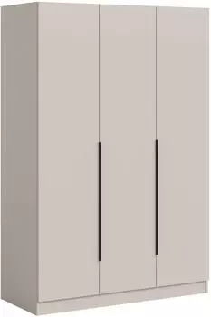 xonox.home Kopenhagen Dreht&uuml;renschrank 3-t&uuml;rig, Kaschmir, 120x181x52cm