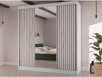 SCHWEBET&Uuml;RENSCHRANK Lico II 200/61/215 wei&szlig;