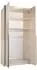 Beautysofa GIANA Drehtürenschrank 2-türig, flaschengrün, 105cm (GIANA)