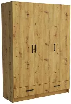 Masseno Pinello Dreht&uuml;renschrank 3-t&uuml;rig 144x200x50cm (PINELLO)