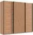 Wimex Andorra Schwebetürenschrank Artisan Eiche Nachbildung, 250x216x65cm
