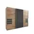 luma-home Schwebetürenschrank 3-türig 270x208x64cm Eiche Dekor, Glas grau (22611)