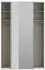 Forte Fittio Schwebetürenschrank 2-türig, weiß, 150,1x235x61,2cm (FITTIO)