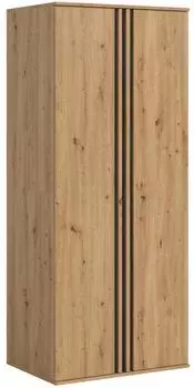 xonox.home Tofta Kleiderschrank 2-türig, Artisan Eiche, 80x192x56cm