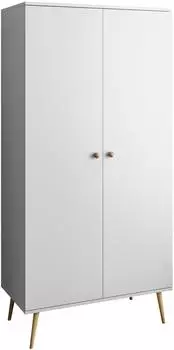 Lookway Harmony Kleiderschrank 2-türig, weiß, Holzwerkstoff (800001751439)