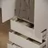 VICCO Claus Kleiderschrank 4 Schubladen, weiß, 74x191,5cm (54736)