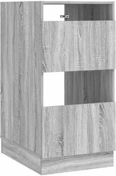 vidaXL W&auml;scheschrank sonoma-grau 50x68x102cm Holzwerkstoff