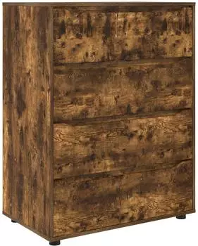 vidaXL Stauraumschrank 80x48x105cm Holzwerkstoff R&auml;uchereiche (3406230)