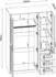 en.casa Finning Kleiderschrank 3-türig, 3 Schubladen, 176x120x52cm, weiß