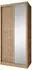 Beautysofa Donatello Schwebetürenschrank mit Spiegel, Eiche Artisan, 100cm