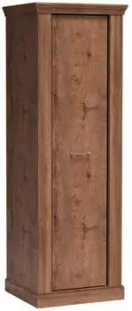 Masseno Drehtürenschrank DESIO 1-türig, braun, 67x198x58cm
